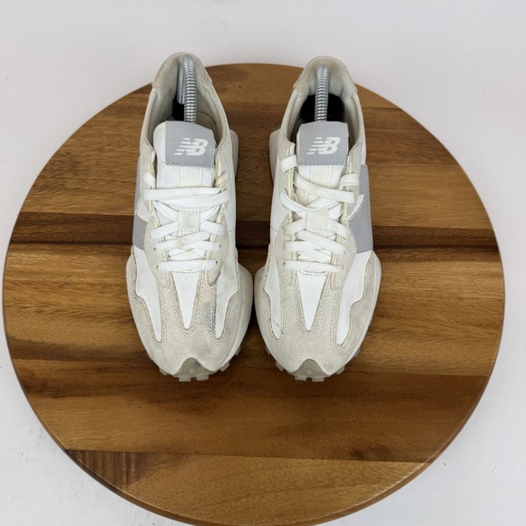 Womens New Balance 327 White Athletic Comfort Training Sneakers Shoes Size 7.5 M - Picture 4 of 8